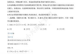 2021年全国新高考Ⅰ卷数学试题（解析版）图片