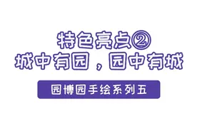 园博园手绘系列（五）—— 特色亮点②：城中有园，园中有城图片
