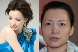 看看赵雅芝卸妆后，再看许晴、俞飞鸿卸妆后，确定是同一个人吗？图片