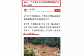 广东高速塌陷已致36死，3D视频还原经过，专家：天灾里面也有人祸图片