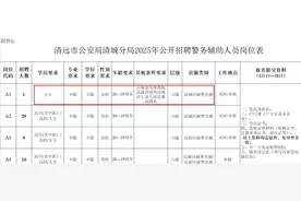 广东清远公安招聘女辅警设羽毛球特长要求引争议，官方回应图片