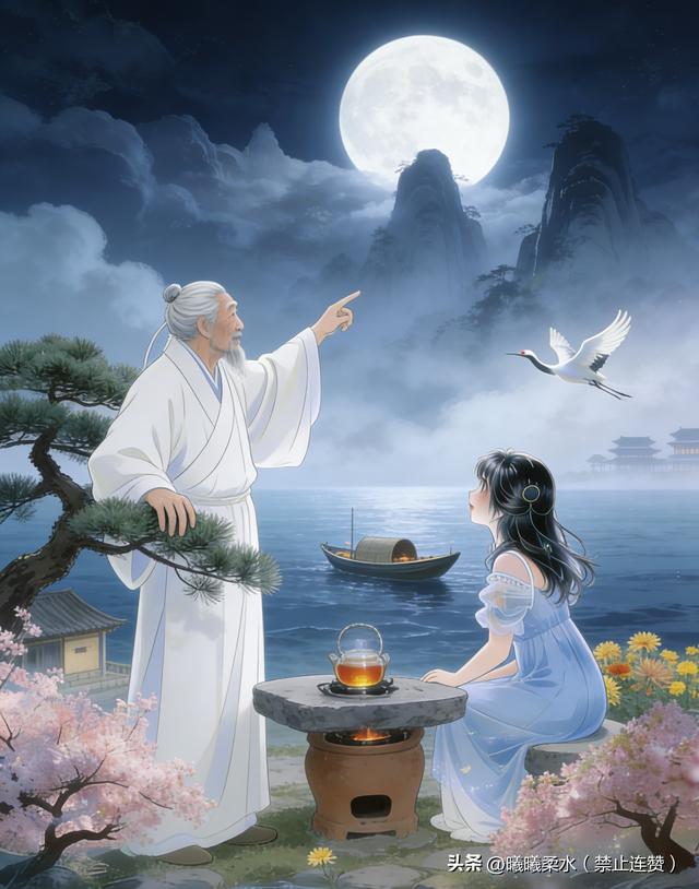 柔水诗、词、文、联《临江仙.梦圣贤八帘/第四帘.仙遇陶渊明》