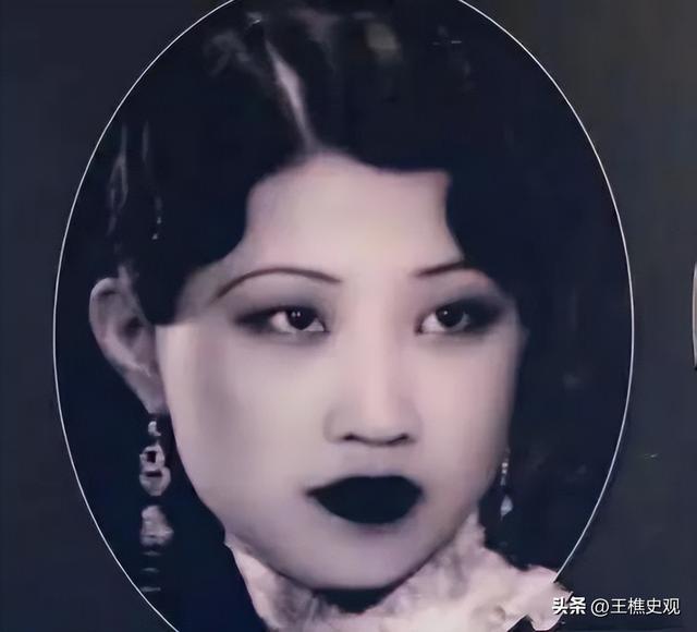 这是张学良老婆，赵四小姐真实样貌，并非演员饰演！
