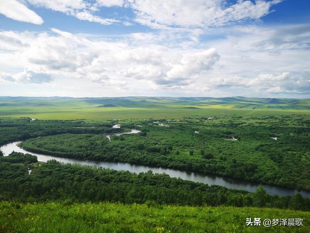 内蒙古碧波丹青 呼伦贝尔额尔古纳河湿地的雨后诗行