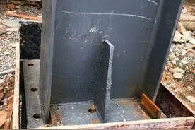 钢结构柱底二次灌浆料图片