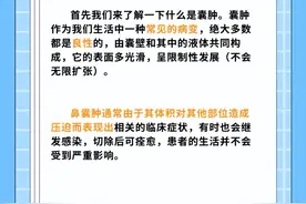 鼻窦囊肿：如何让鼻腔里的“小疙瘩”消失？图片