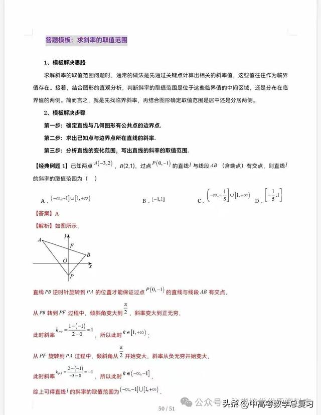 【高中数学】直线的方程（九大题型）51页含解析直接打印，请收藏