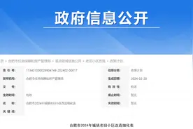合肥又一小区启动拆迁！涉及居民超1.7万户 今年110个老旧小区改造图片