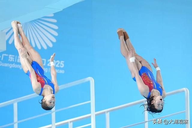 陈芋汐掌敏洁获全运会女双10米台冠军，全红婵带伤出战获第五，母亲坦言看到女儿胖了长大了反而开心