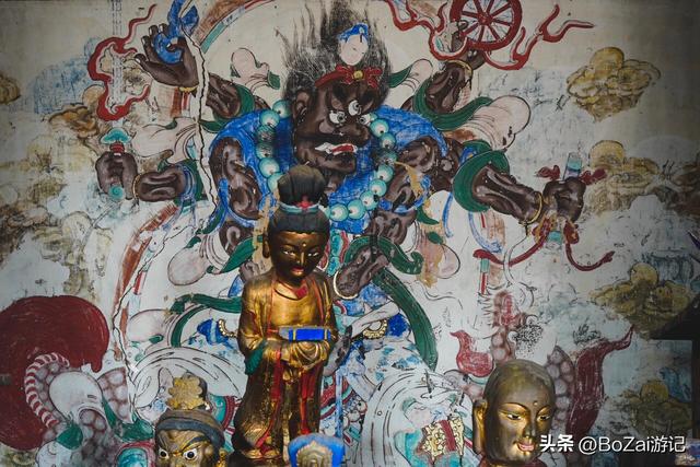 晋北小众三圣寺火了，84幅佛传壁画+元代大殿，冷门却藏大惊喜