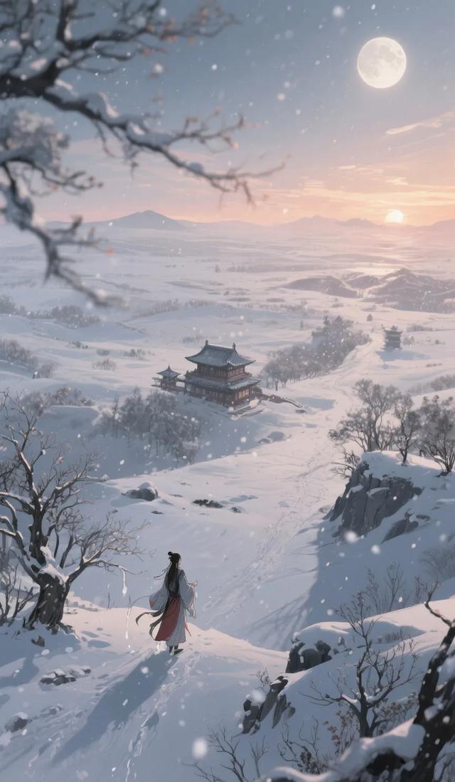 漫步冬日仙境：雪中的唯美与心之悠然