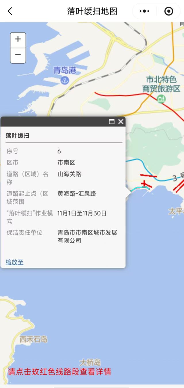 落叶缓扫，青岛留住秋日诗意