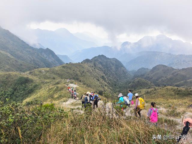 龙岩黄连盂徒步登山