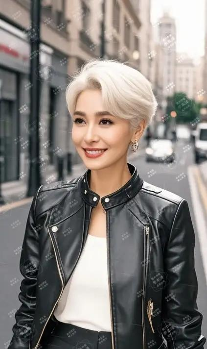 女性满头白发不想染发？就剪这12款今年流行发型，年轻时尚还百搭