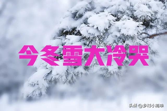 “大雪大不大，就看立冬”	，今日立冬，今冬雪大冷哭？