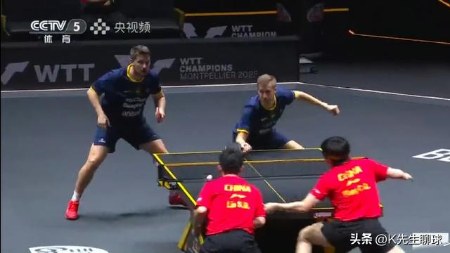 王楚钦/林诗栋男双晋级 没想到比赛时两人罕见生气 林诗栋直接急了
