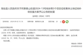 海盐最新征收方案来了！涉及秦山、澉浦、武原！还有一地块...图片