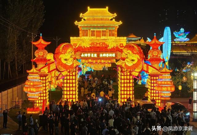 河北涿州：打造京津冀文旅新名片，2025通会灯市启幕