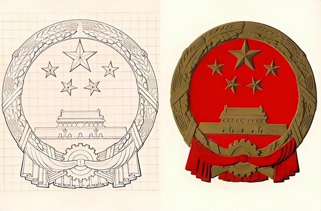 林徽因落选的国徽方案	，网友看后感叹：审美确实一绝，但真不合适