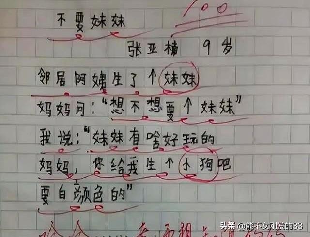 小学生作文《热死了》走红，老师看后直接打满分：优秀，拜你为师