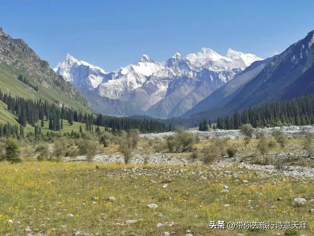 古丝绸之路上的夏塔古道风光