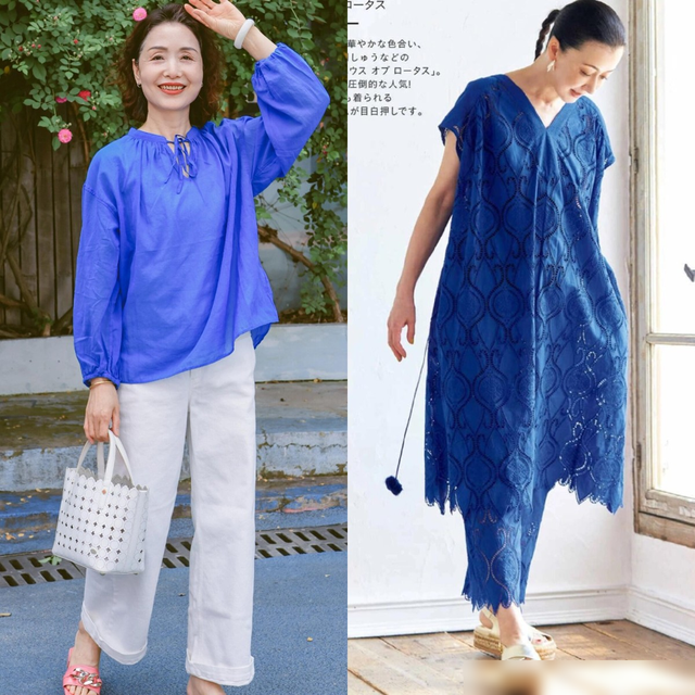 50岁左右的女人，尽量别穿粉色、灰色！多穿这些“富贵色”更洋气