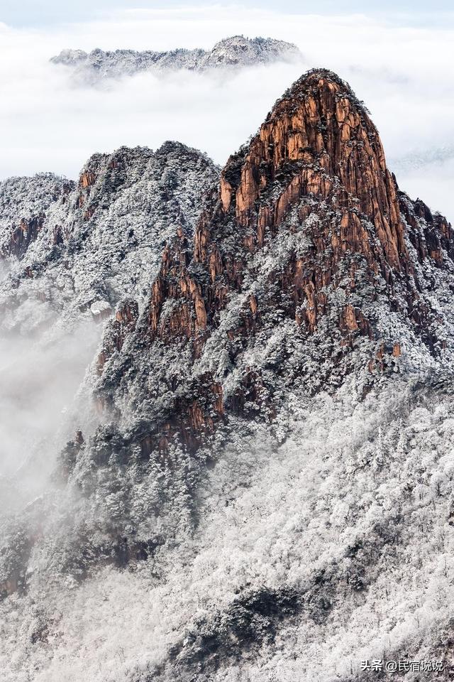 黄山“五绝”之一的冬雪,只有50天观赏期。