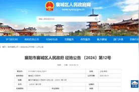 最新征地公告！涉及襄阳这些区域→图片