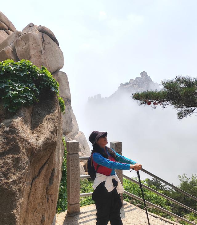 去爬崂山（仰口与太清两座山）