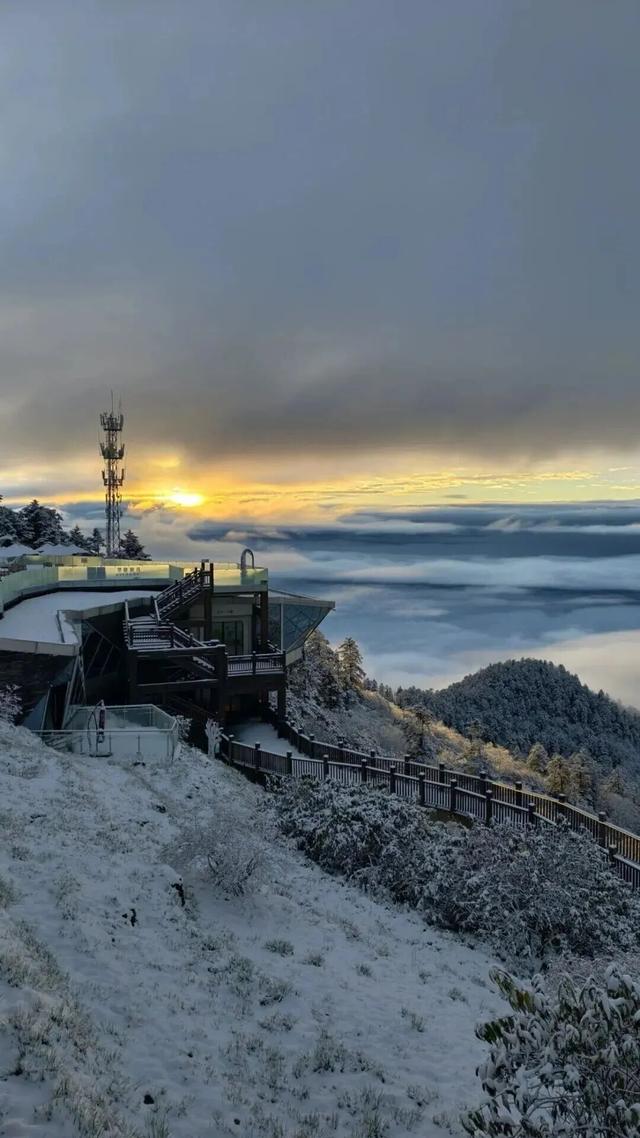 成都这里下雪啦！
