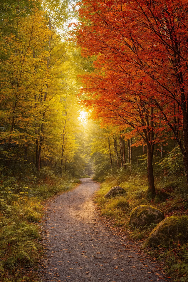 成都周边一日往返，6个小众不废腿的彩林秘境，0门票！