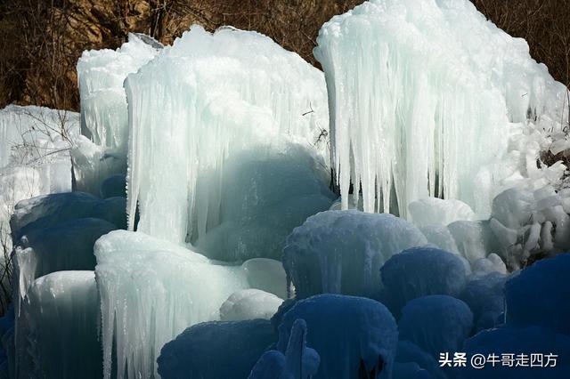 虎峪冰瀑：山谷里的冬日秘境、现实版的冰雪奇缘