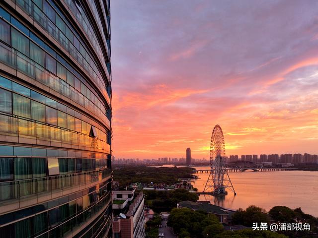 空中看蠡湖四时风光，尽显无锡大美山水之城