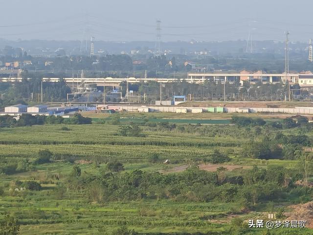 千年古城，云梦城东盛夏光影远眺