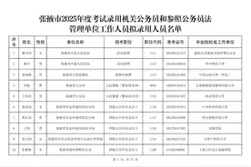 拟录用人员公示图片