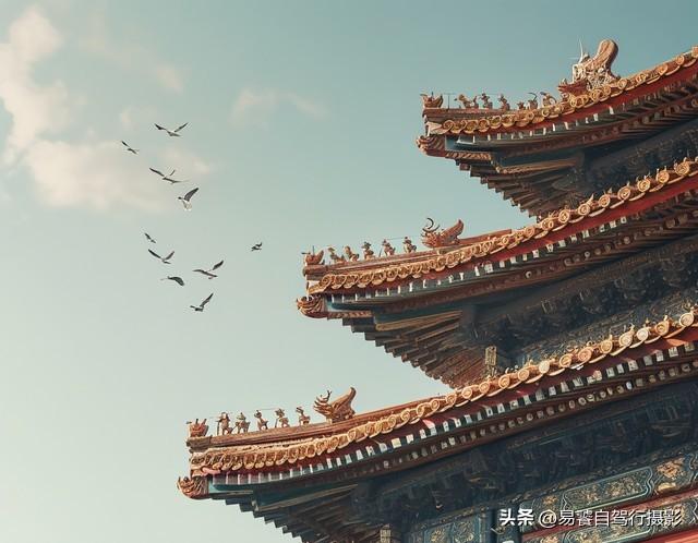 震撼！故宫瓦当，紫禁城守望者；中式美学老屋瓦当 只有中国人才懂