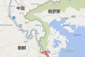 图们江出海口：距离日本海仅15公里，却被一座铁路桥拦住了去路图片