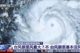 台风眼里风最大?不，台风眼里基本没风图片