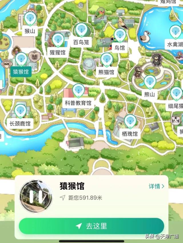 哇哦 | 天津动物园“活点地图”上线！