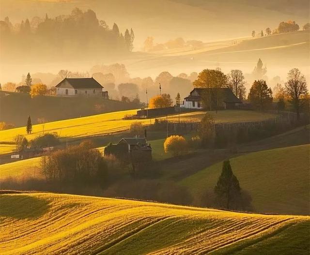 遇见，深秋的田野