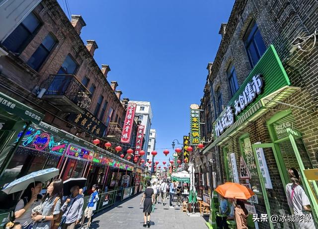 秋高气爽 天空湛蓝 哈尔滨空气优 风光美