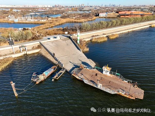 郑庄子渡口：海河北岸到葛沽采购经此渡，村镇拆迁后结束运营