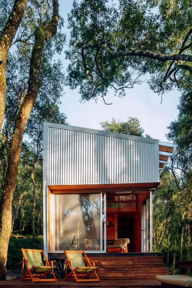 35㎡的森林拥抱,沉浸式短住秘境小屋