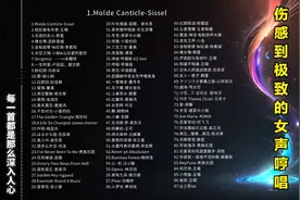 【Hi-Res 】全损音质 伤感到极致的女声哼唱 每一首都是那么深入人心图片