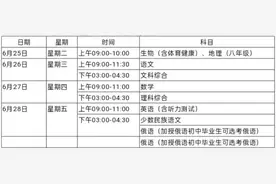 @乌兰察布考生 考试时间确定！图片