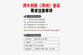 澳大利亚（澳洲）签证要求注意事项图片