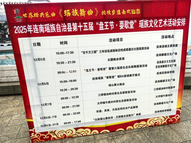 游客暖冬来连南旅行，这里全县放假4天，提前感盘王节氛围