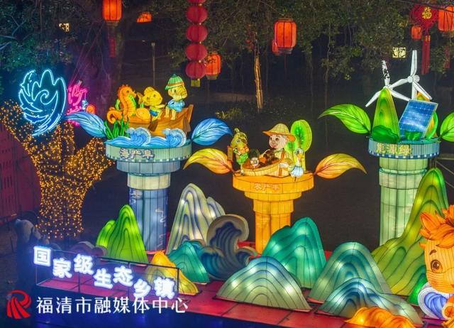 花市灯如昼！福清元宵灯会点亮，美如仙境！