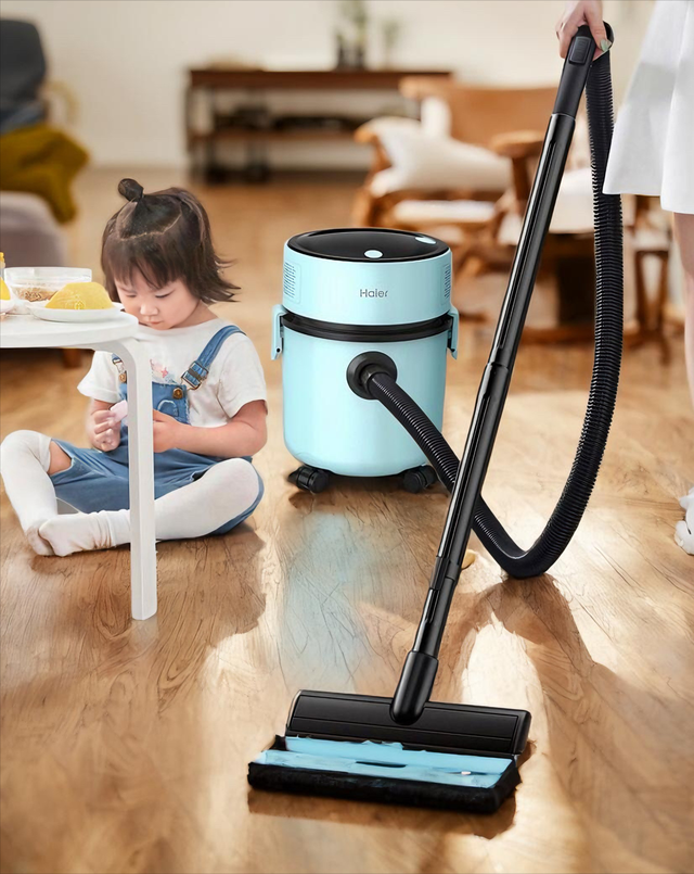 卖爆了！海尔 19000Pa 桶式吸尘器干湿两用，328 元大促清洁党速冲！