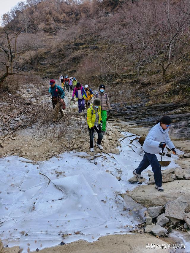 21）徒步山西阳城蟒河指柱山，冬日山野之行，把疲惫，留在上山的